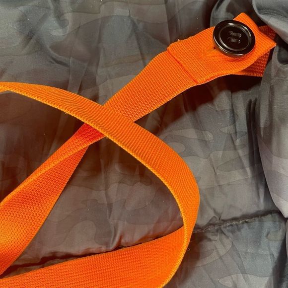 Madison Supply Mens Navy Down Winter Parka - Real Fur Trim Hood SZ Medium - Picture 8 of 16